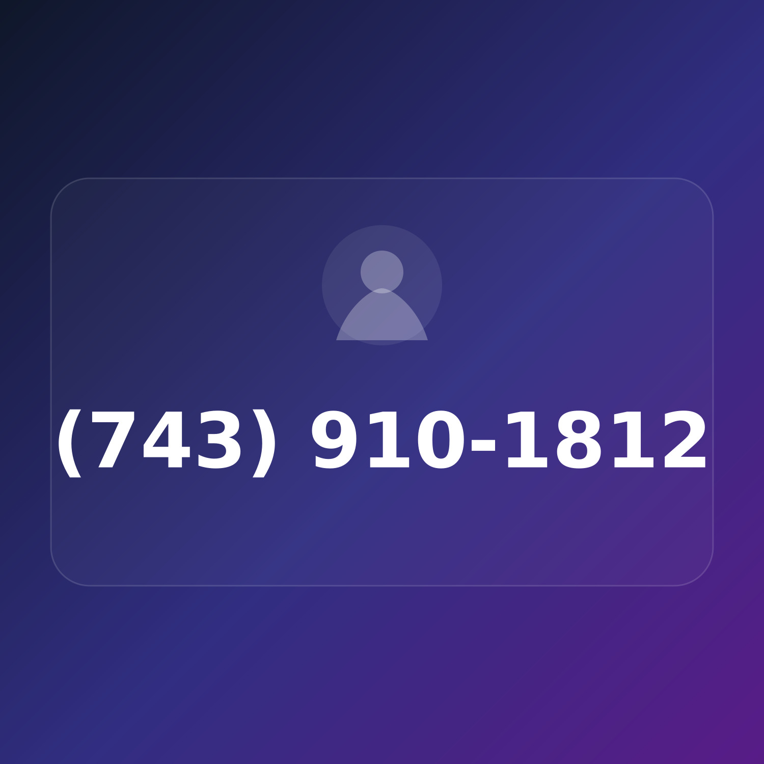 (743) 910-1812 product image