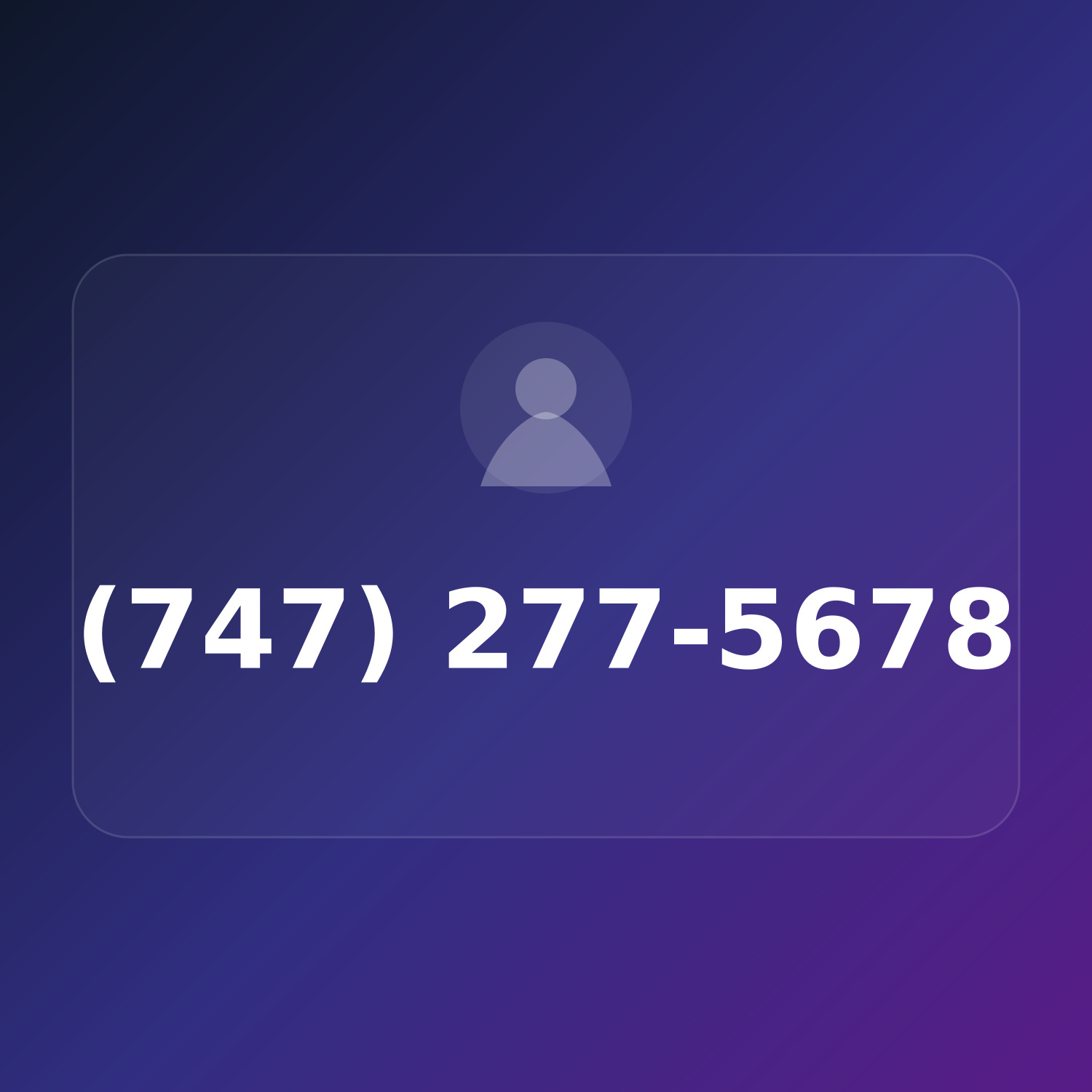 (747) 277-LOST product image