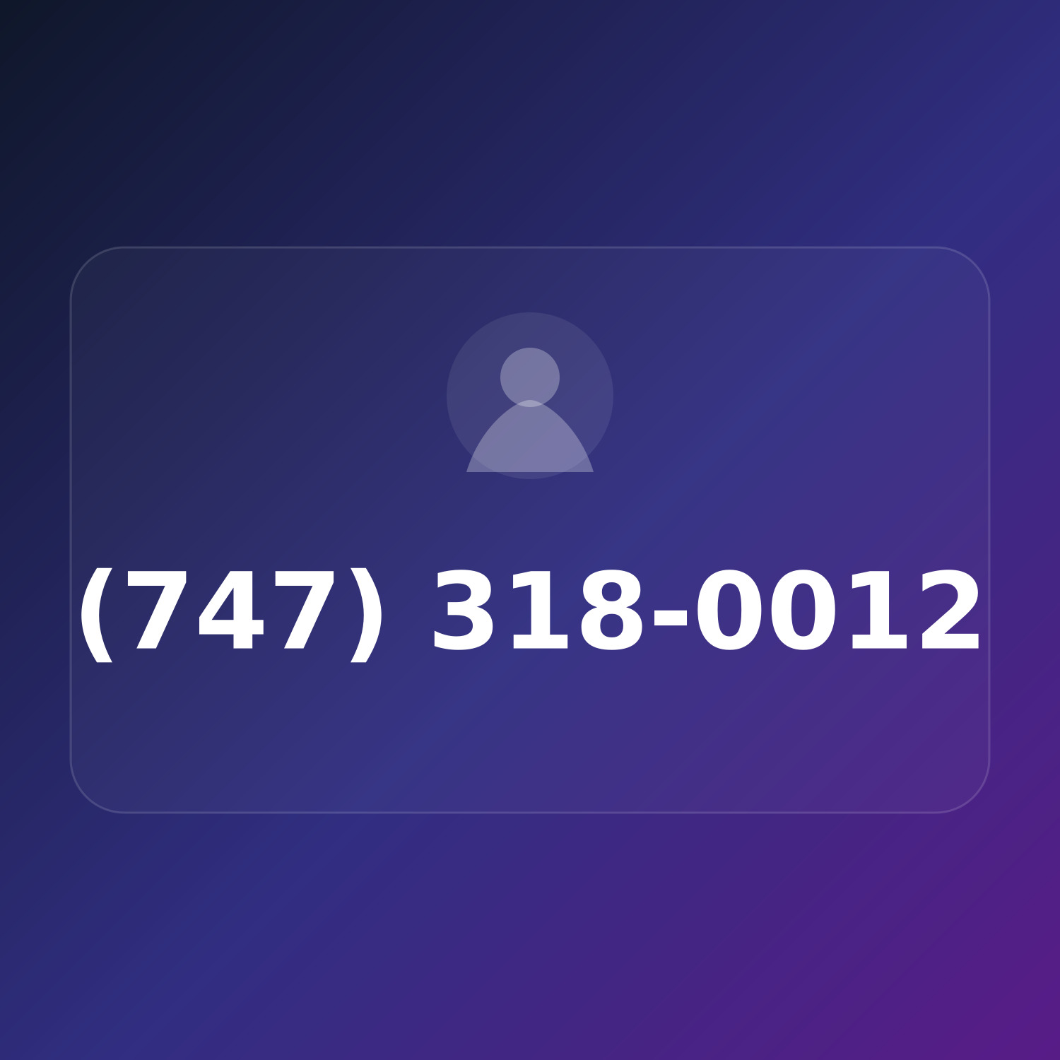 (747) 318-0012 product image