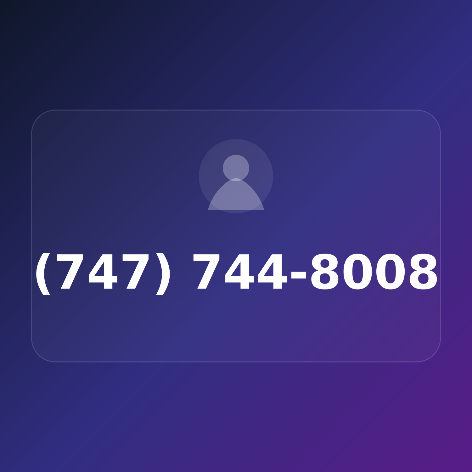 (747) 744-8008 product image