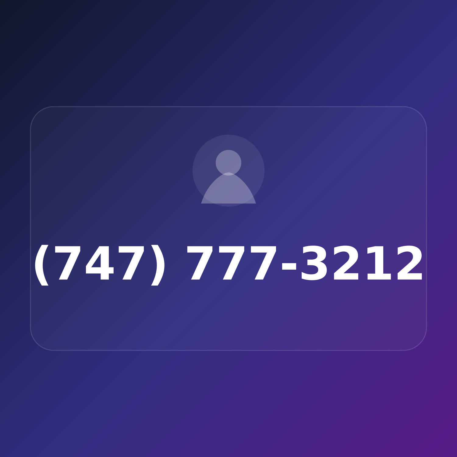 (747) 777-3212 product image