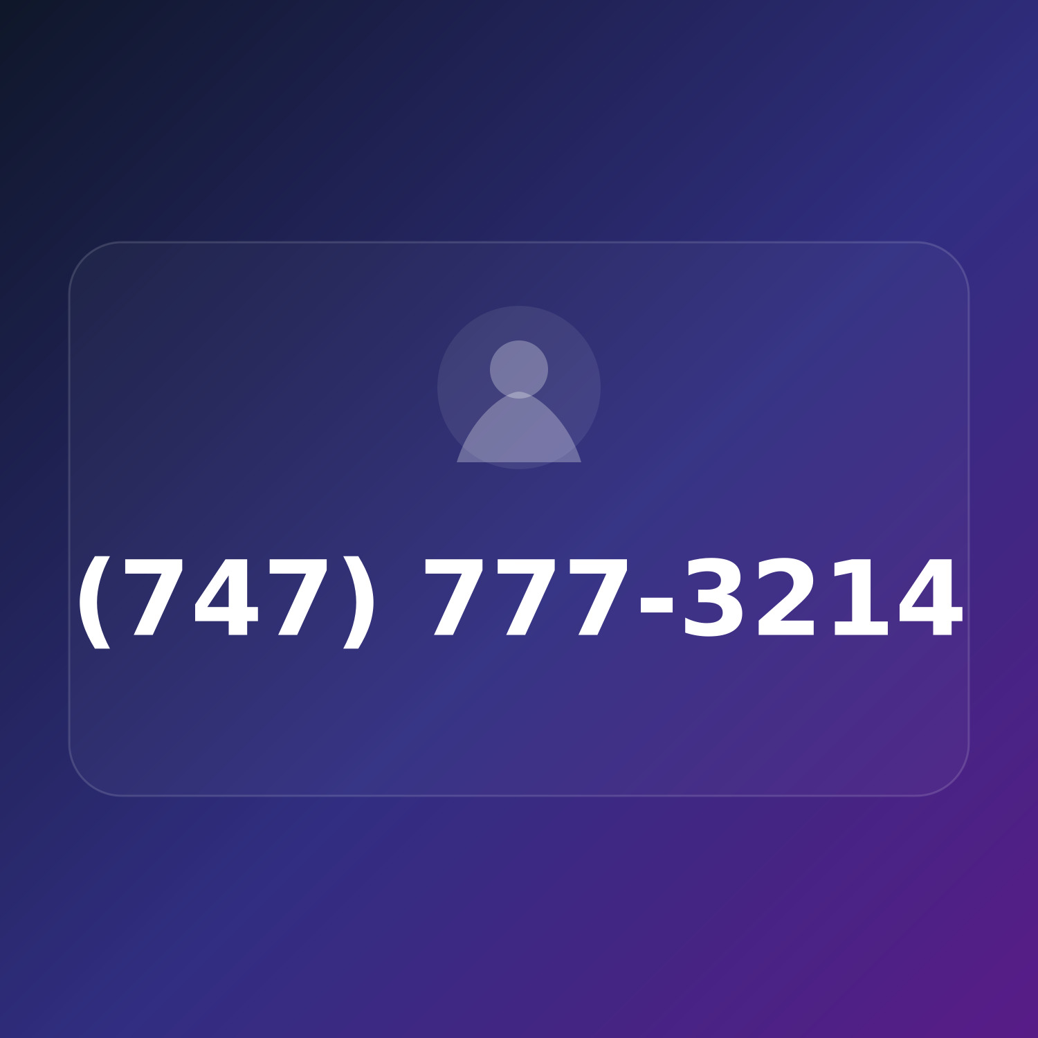 (747) 777-3214 product image
