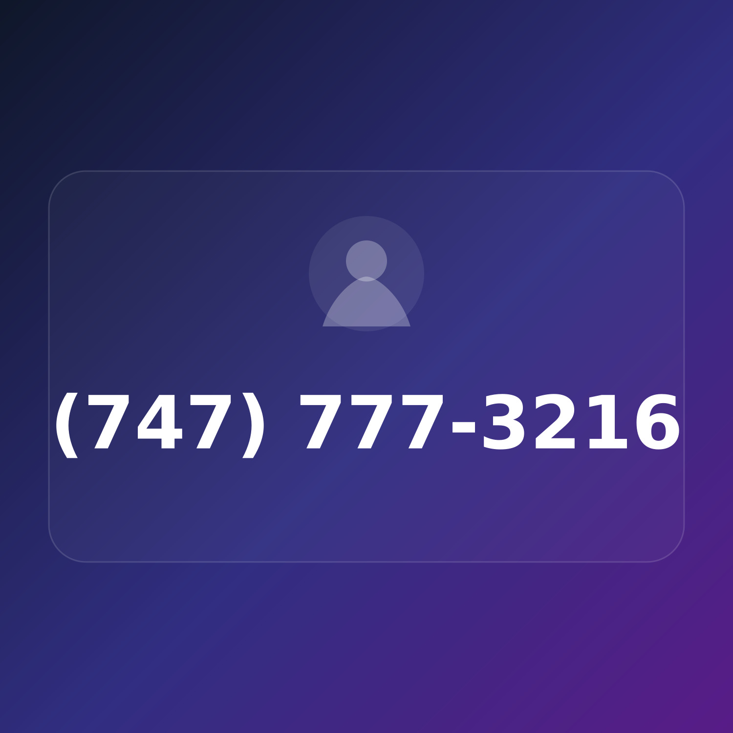 (747) 777-3216 product image