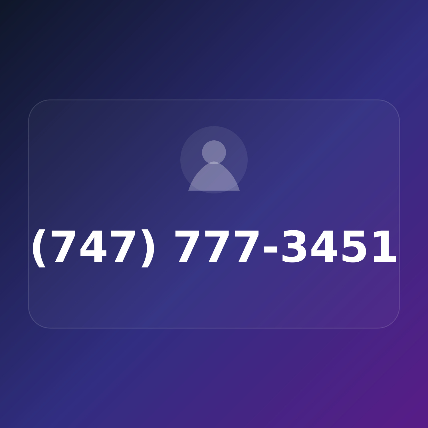 (747) 777-3451 product image
