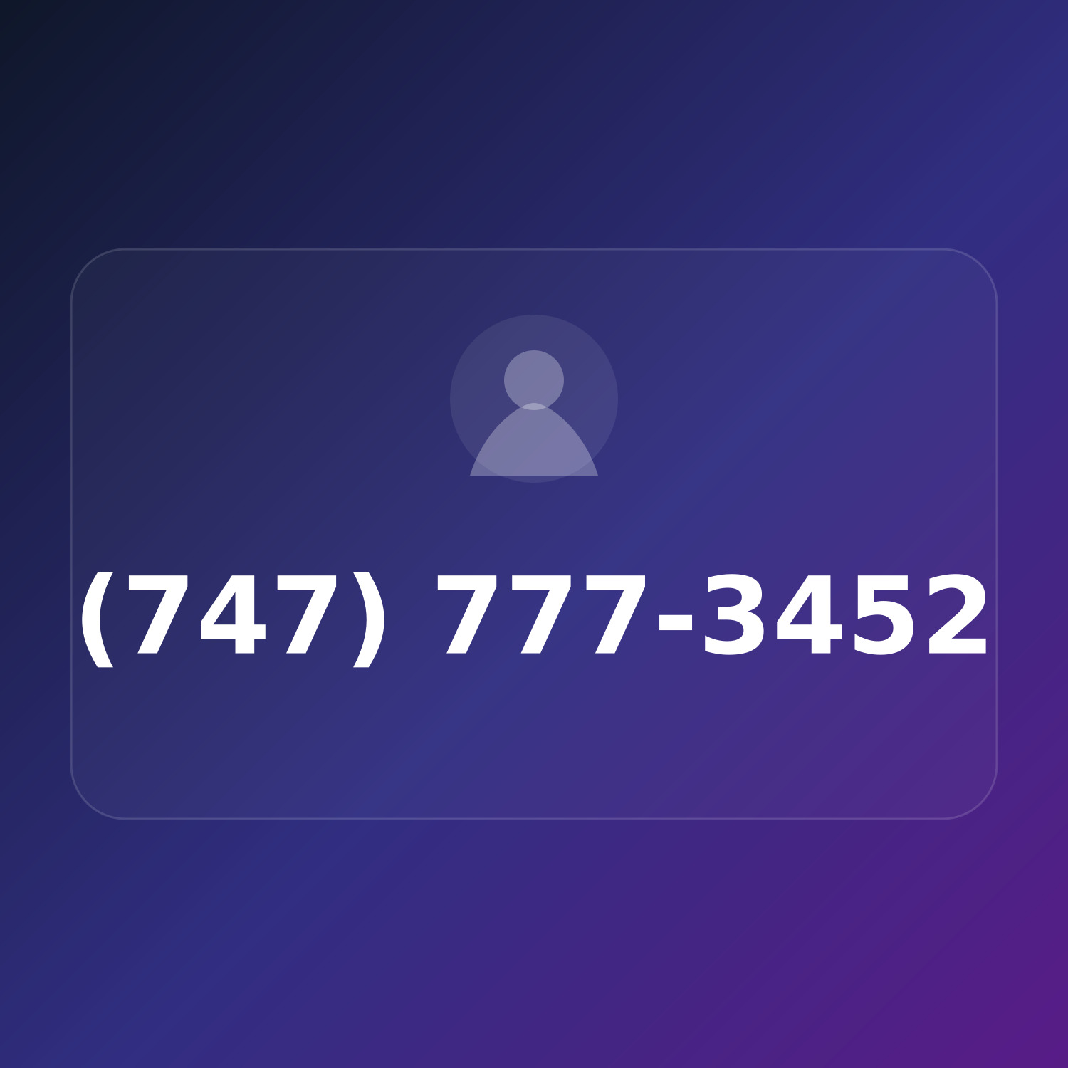 (747) 777-3452 product image