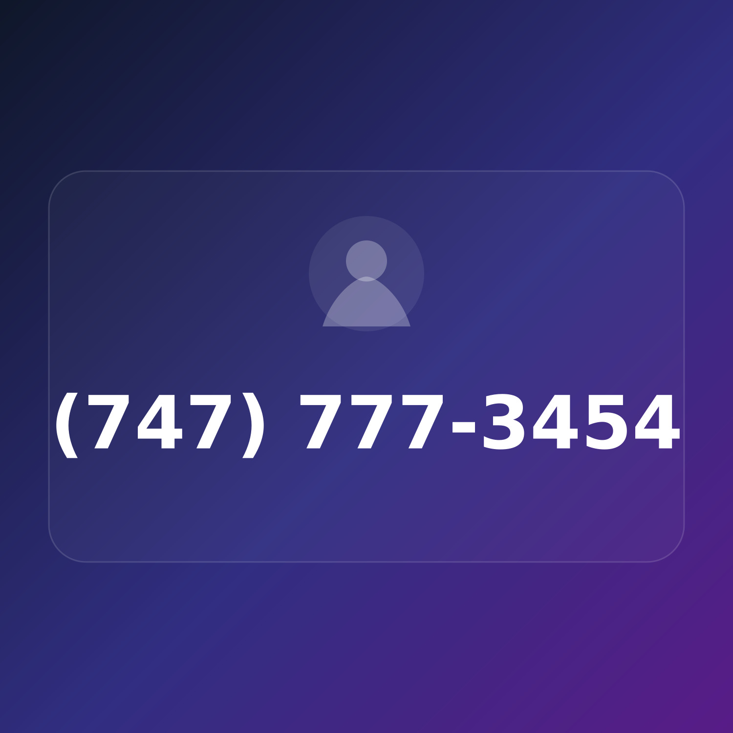 (747) 777-3454 product image
