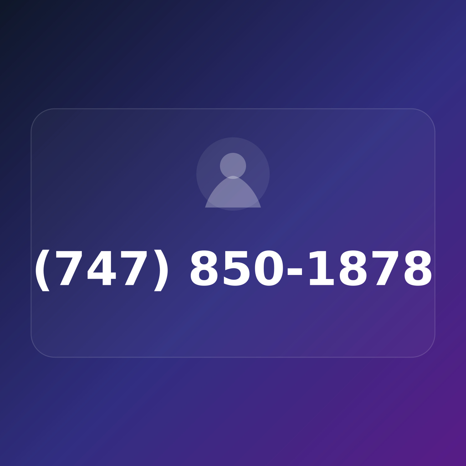 (747) 850-1878 product image