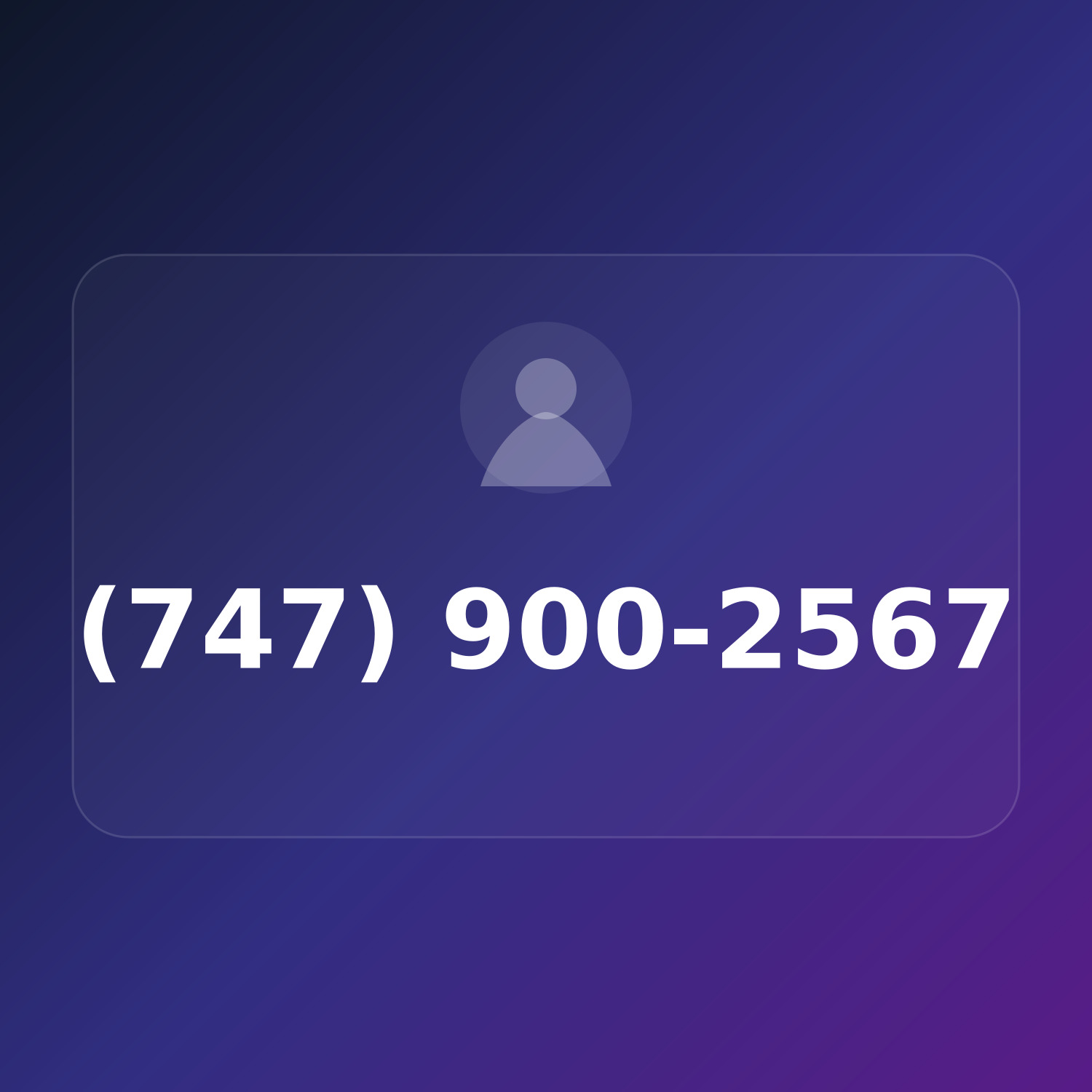 (747) 900-2567 product image