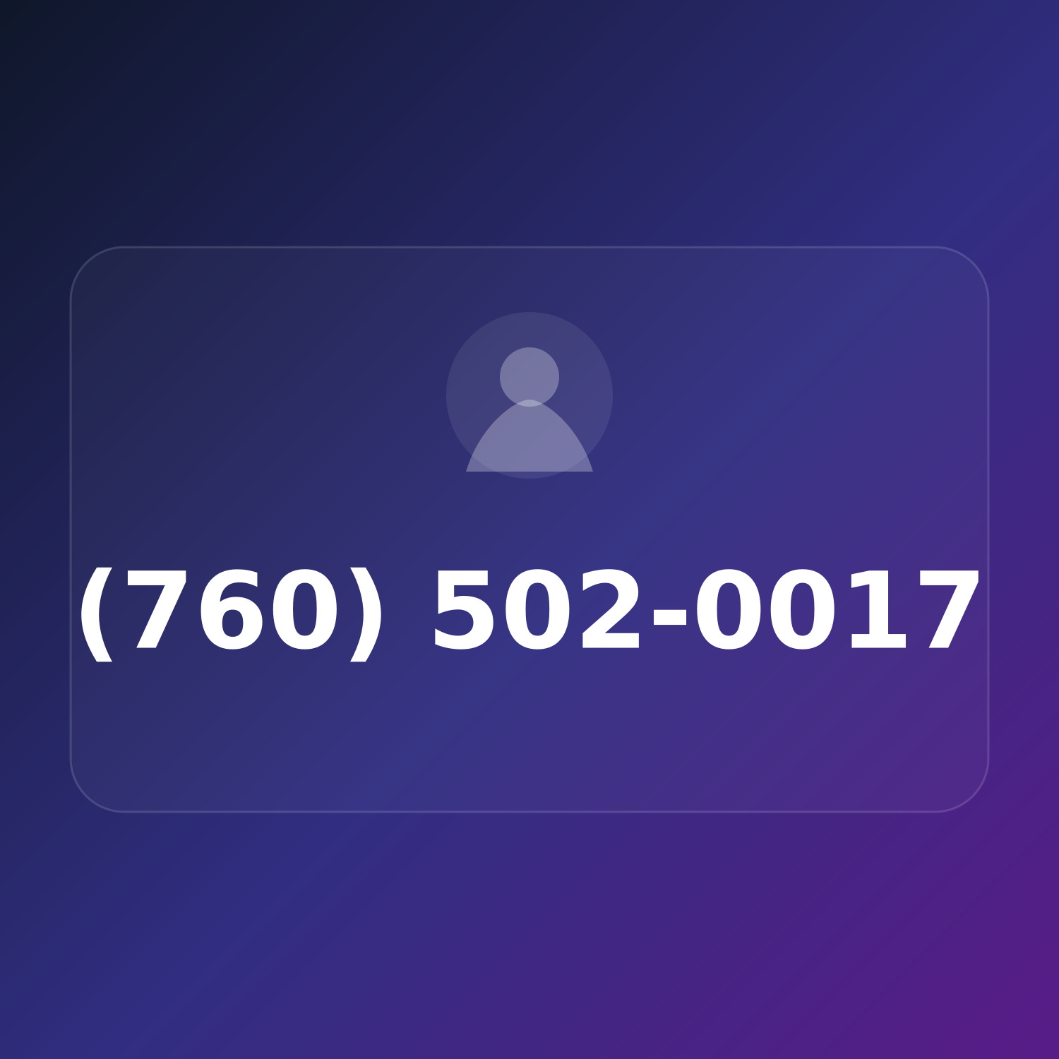 (760) 502-0017 product image