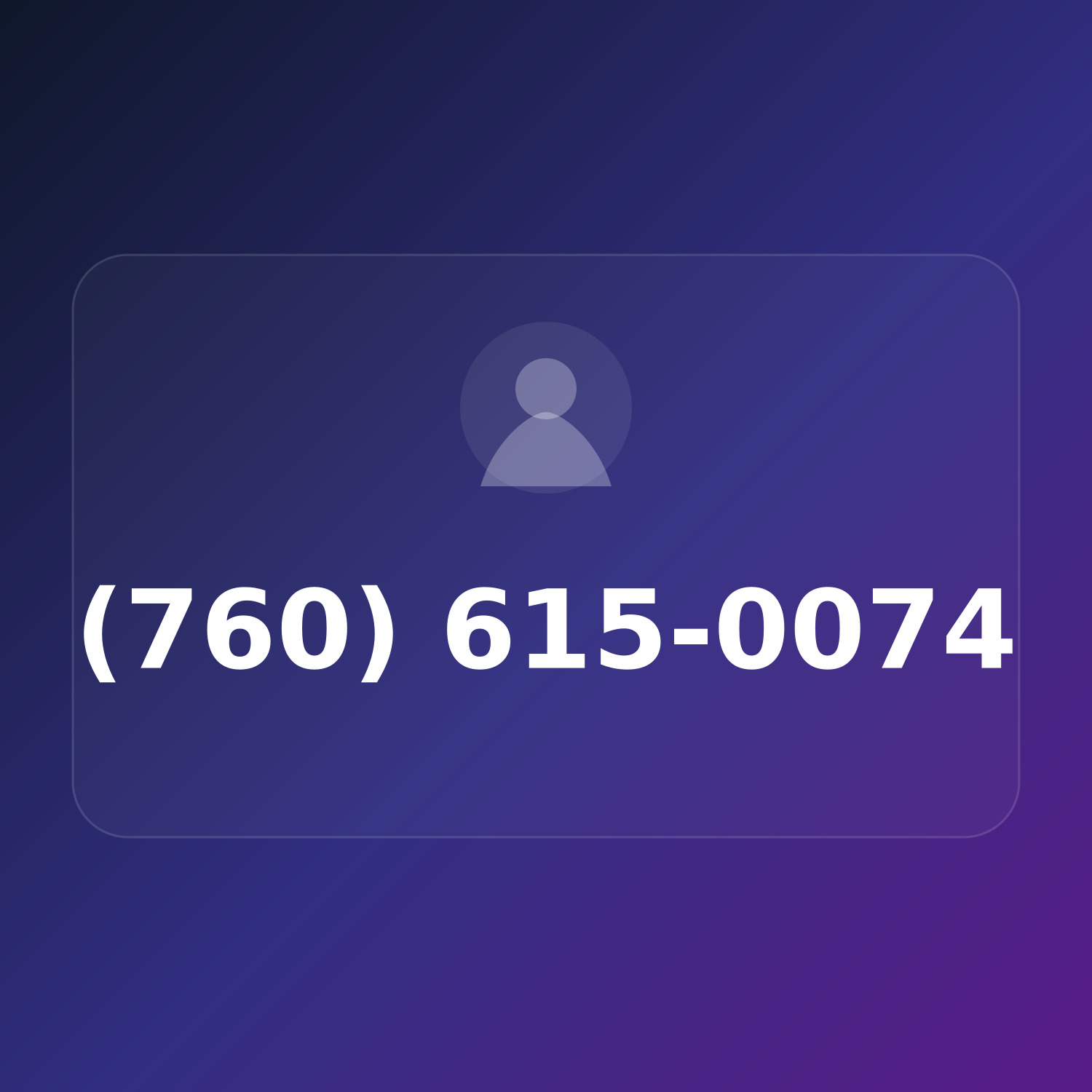 (760) 615-0074 product image