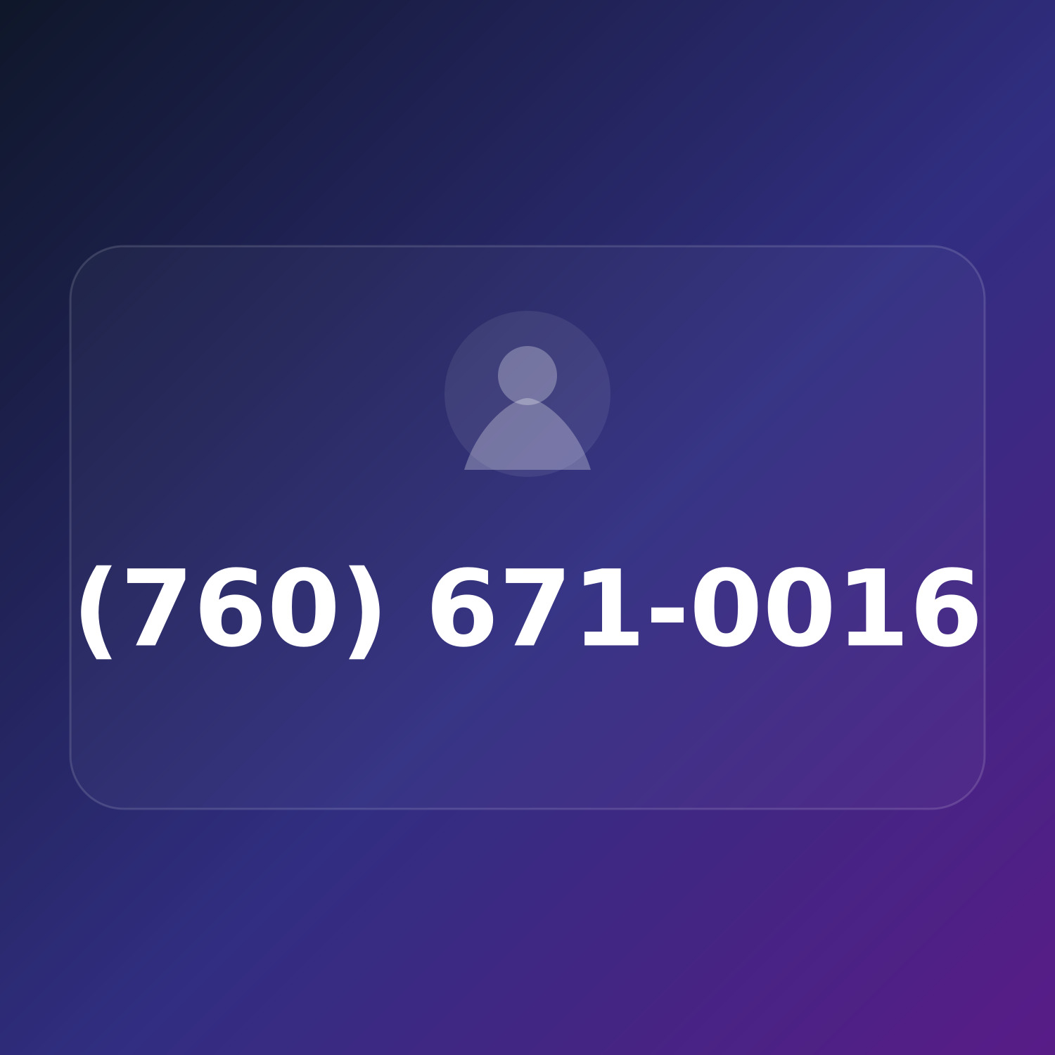 (760) 671-0016 product image
