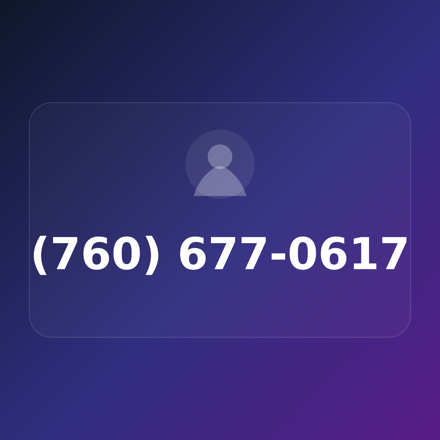(760) 677-0617 product image