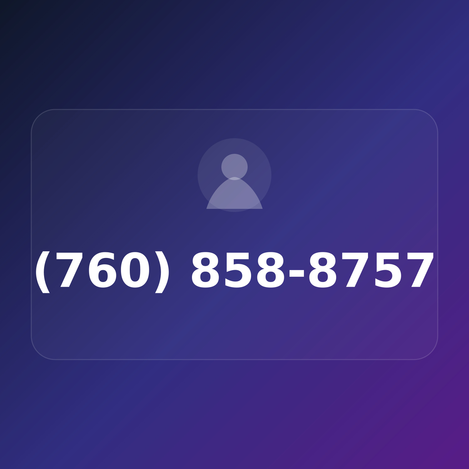 (760) 858-URLS product image
