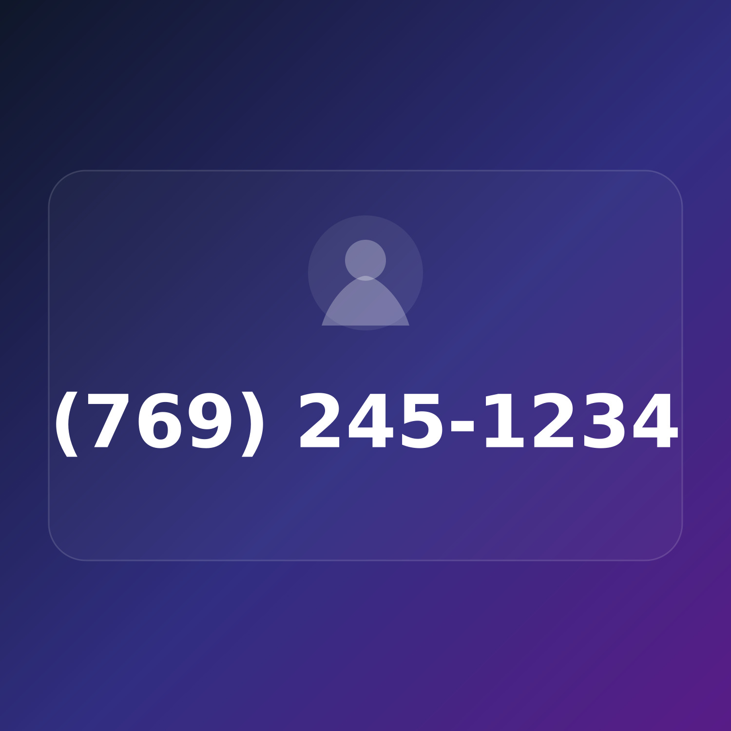 (769) 245-1234 product image