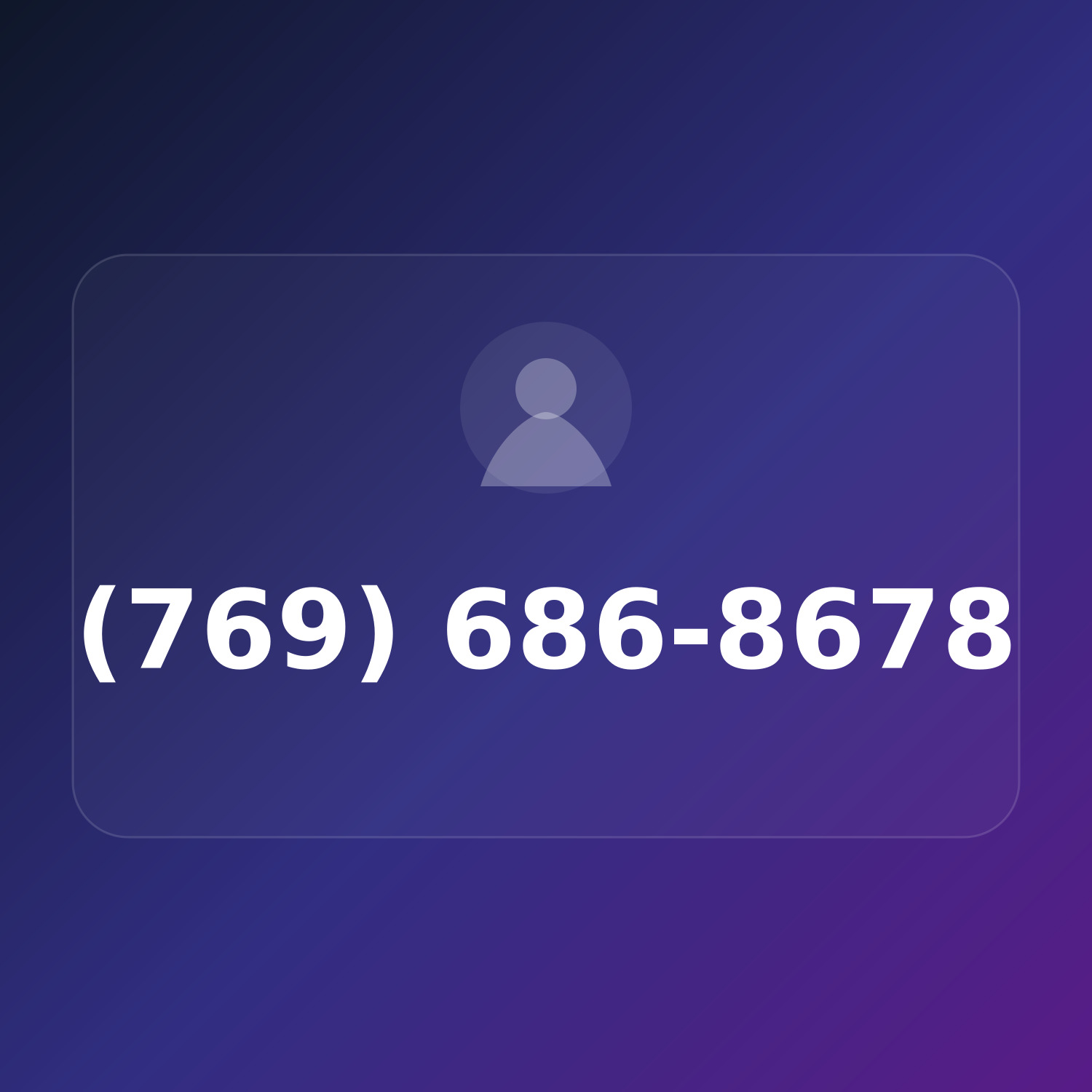 (769) 686-8678 product image