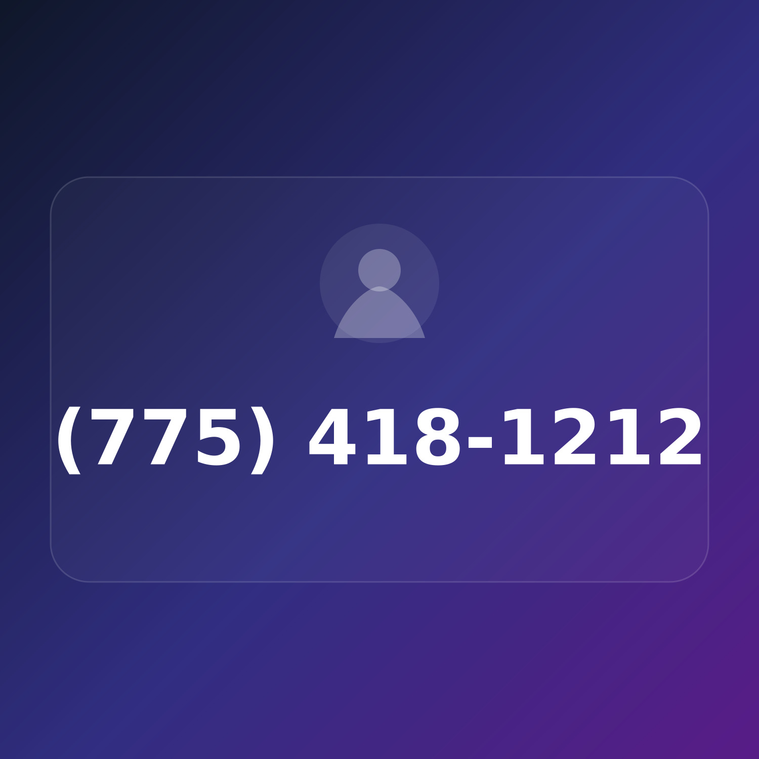 (775) 418-1212 product image
