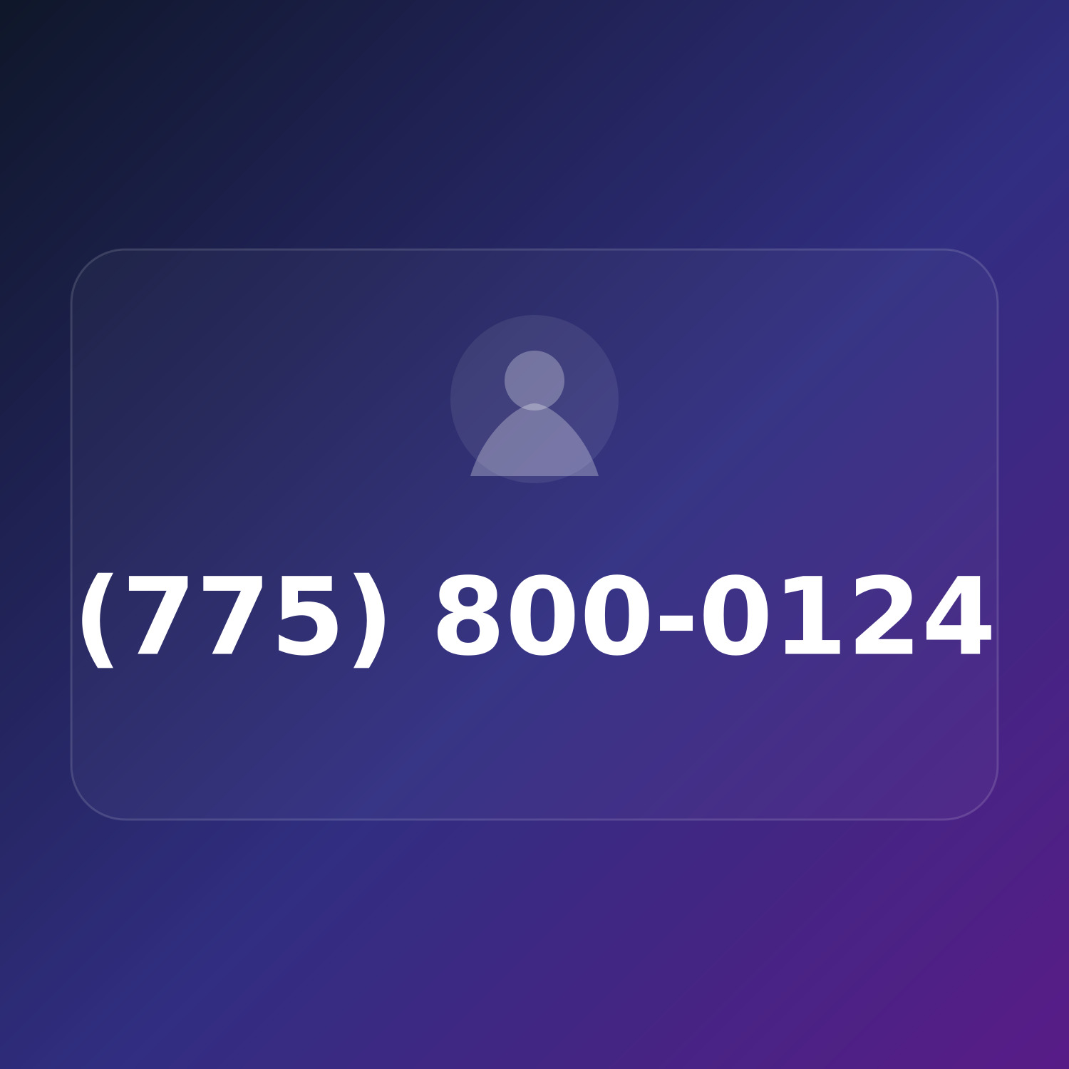 (775) 800-0124 product image