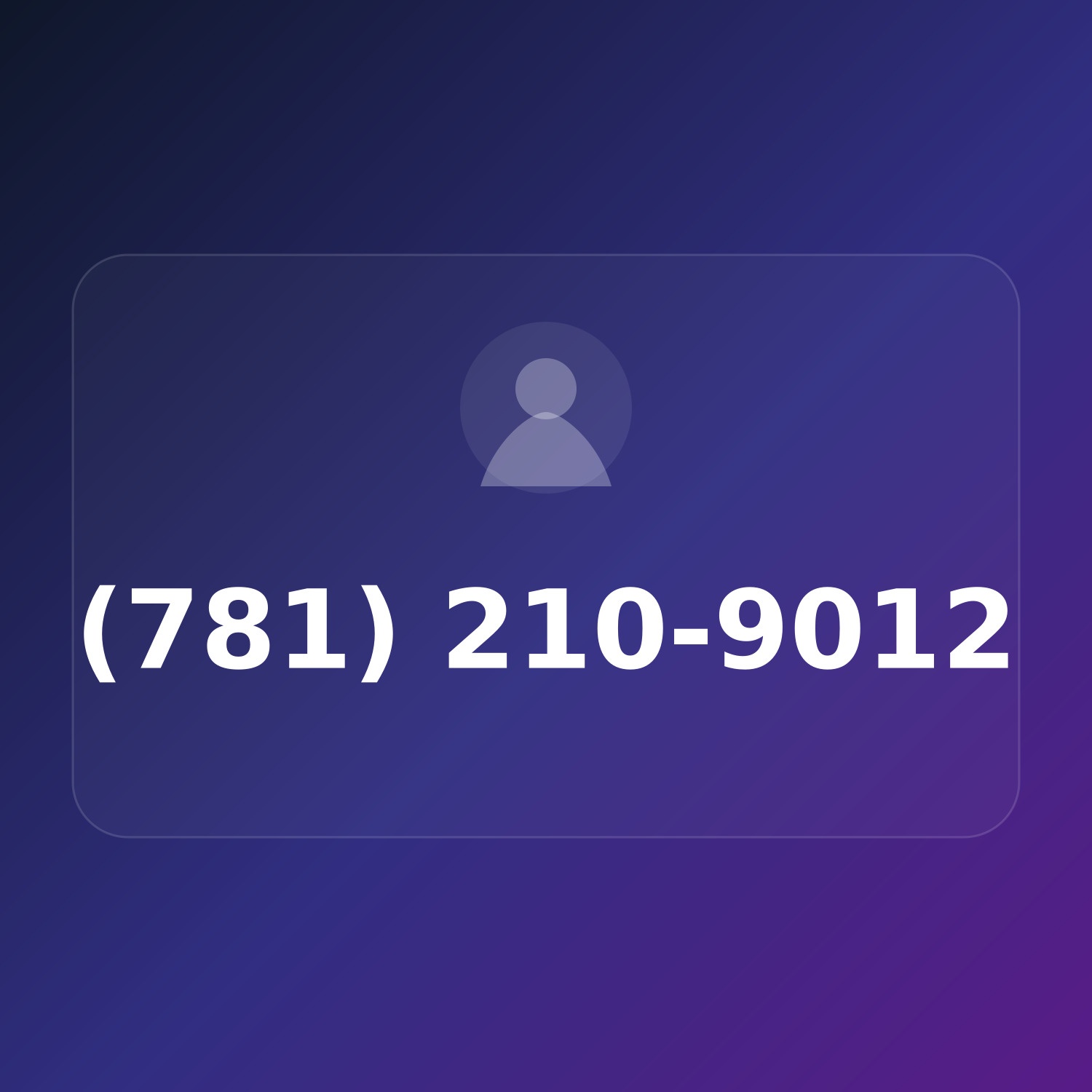 (781) 210-9012 product image