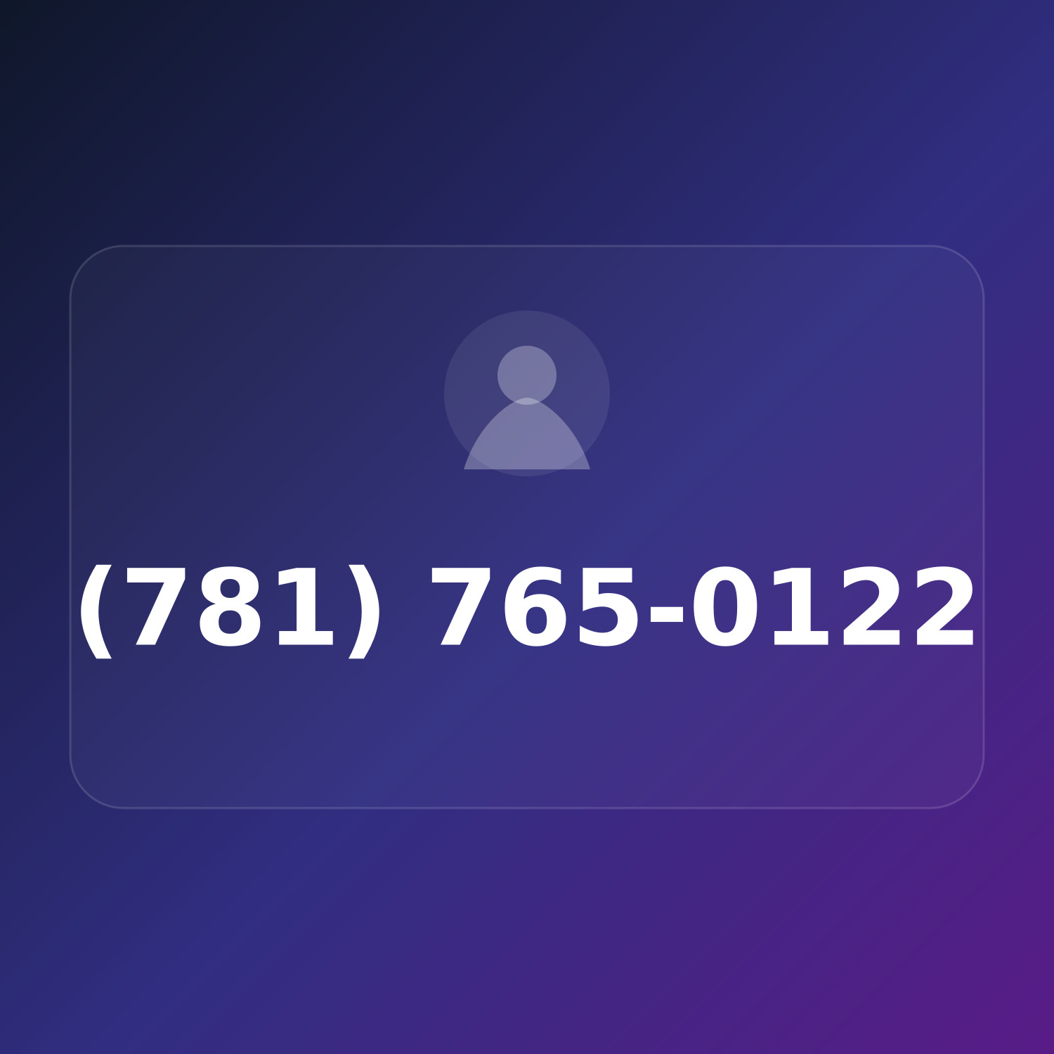 (781) 765-0122 product image
