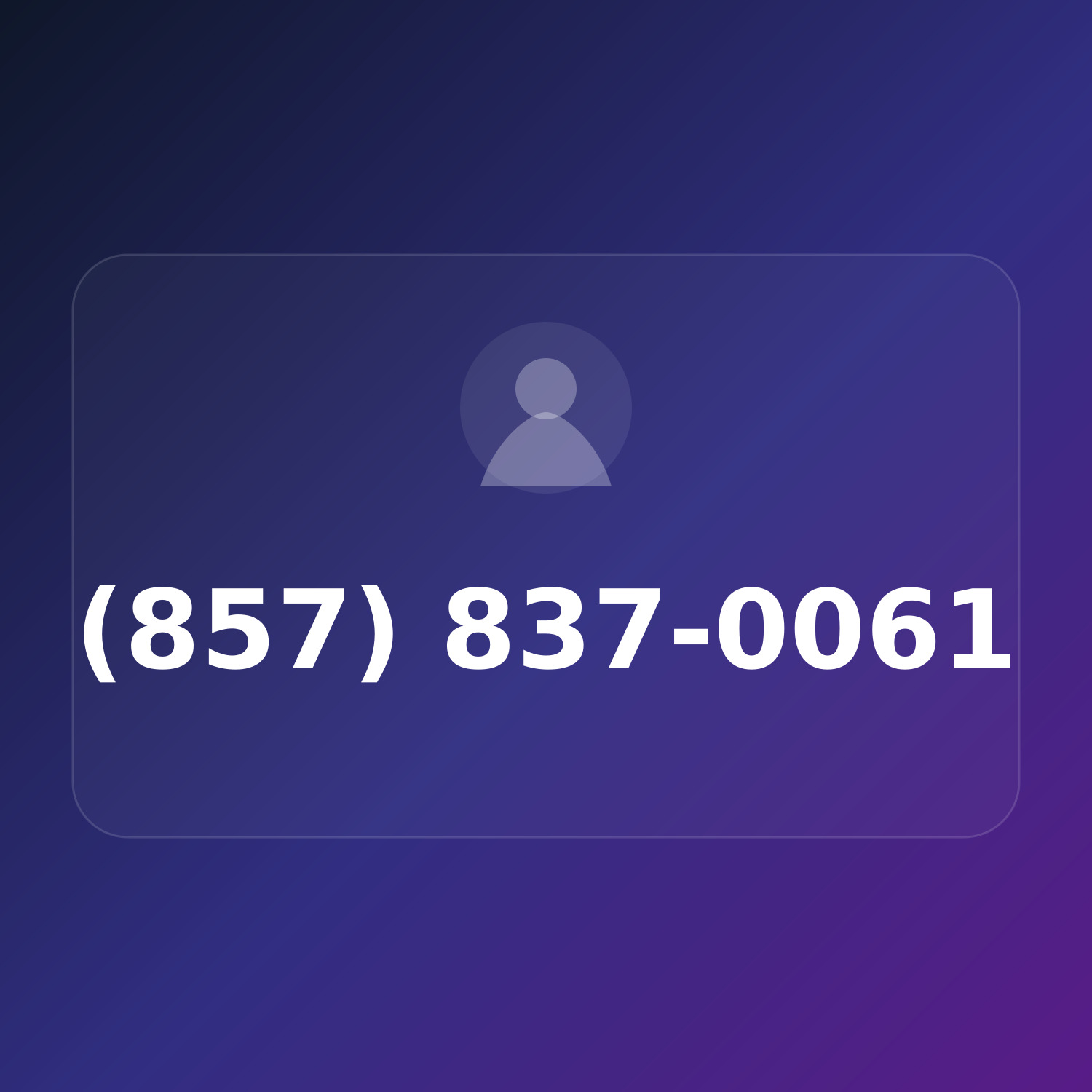 (857) 837-0061 product image