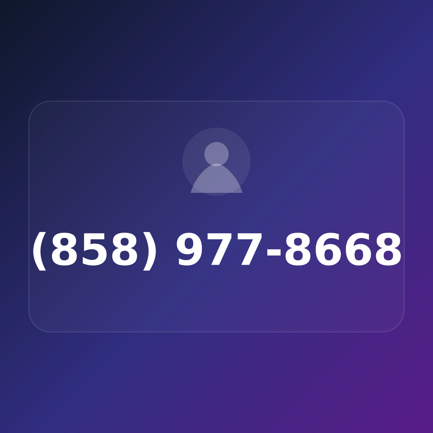 (858) 977-8668 product image