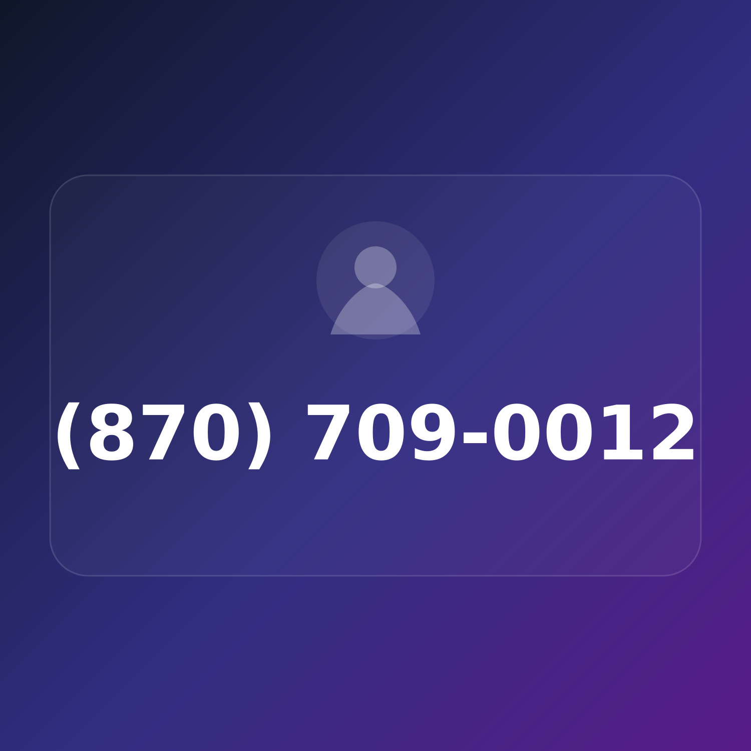 (870) 709-0012 product image