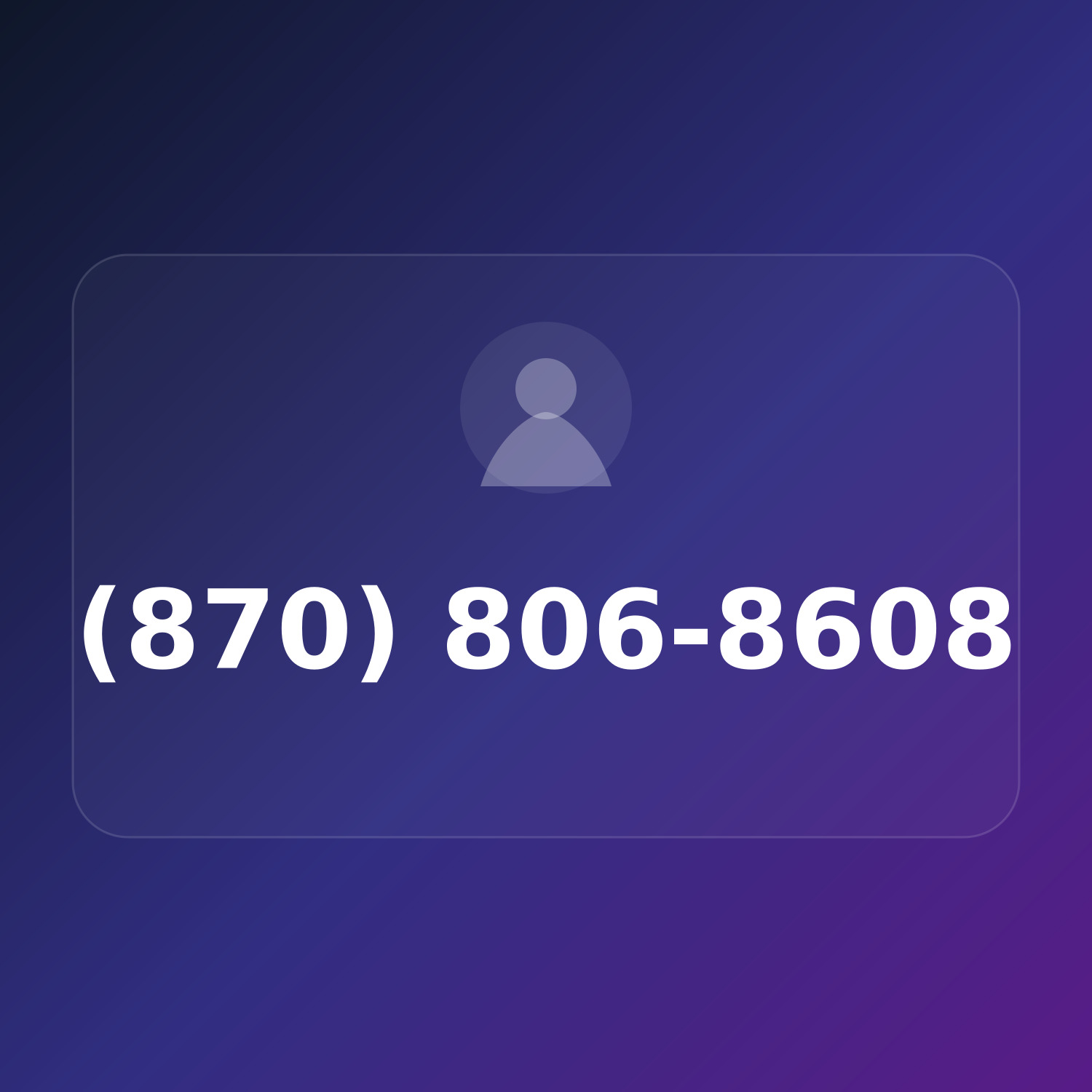 (870) 806-8608 product image