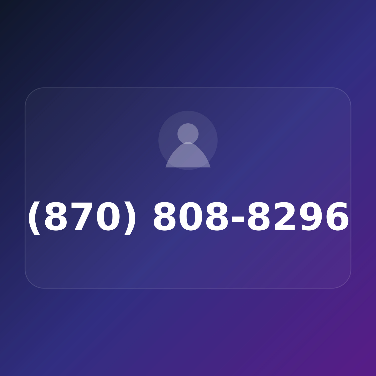 (870) 808-8296 product image