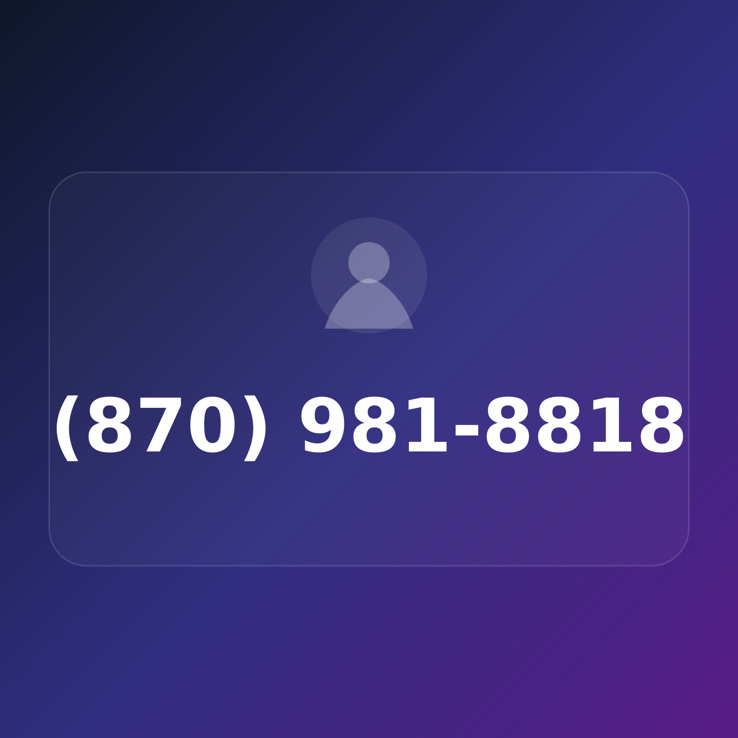 (870) 981-8818 product image