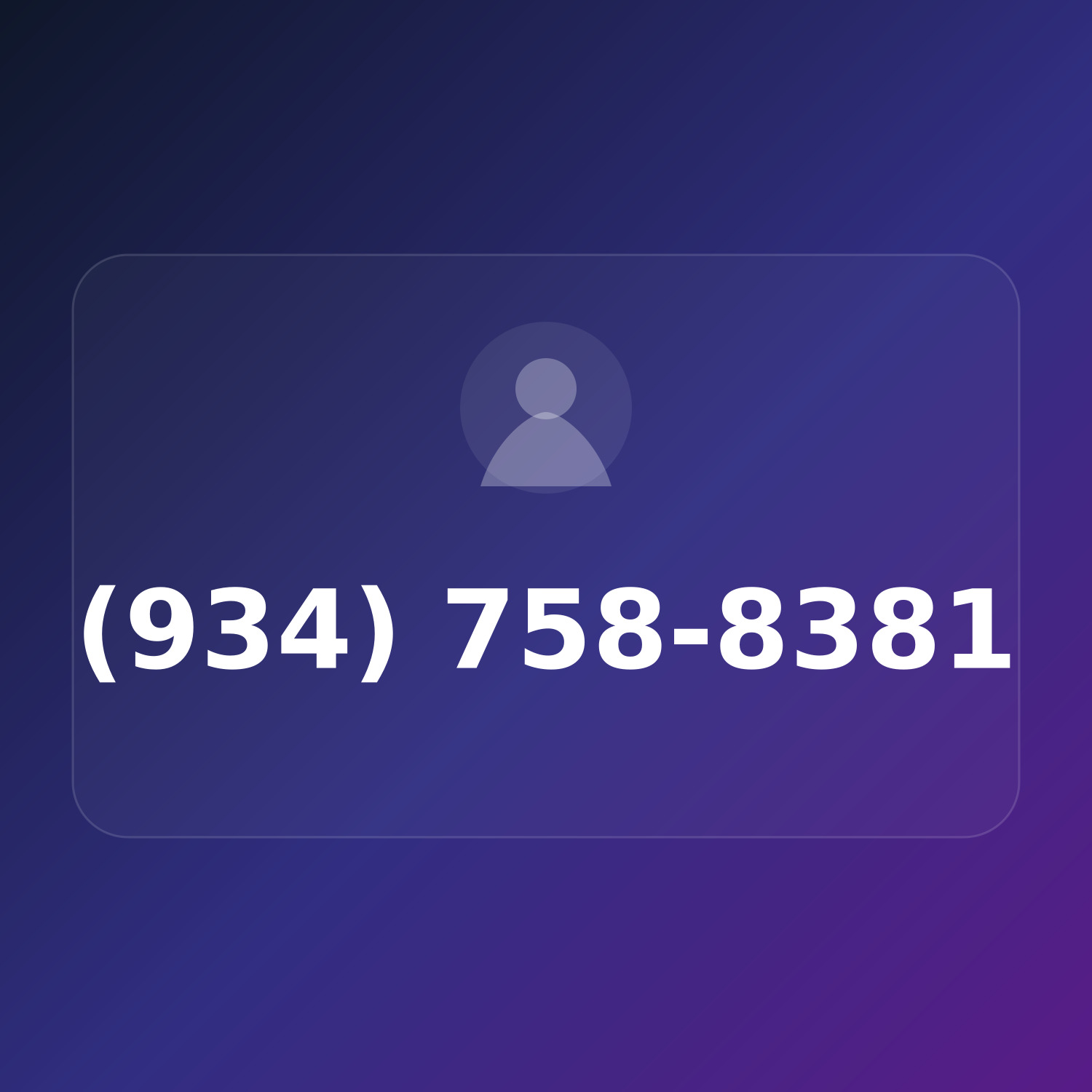(934) 758-8381 product image