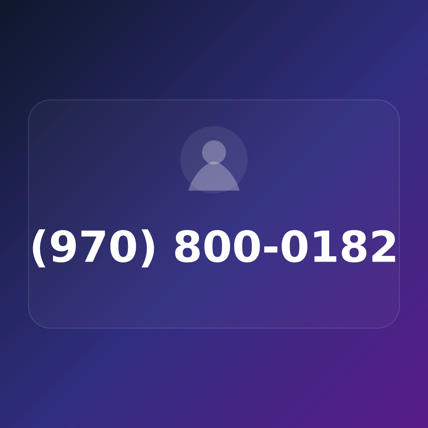 (970) 800-0182 product image