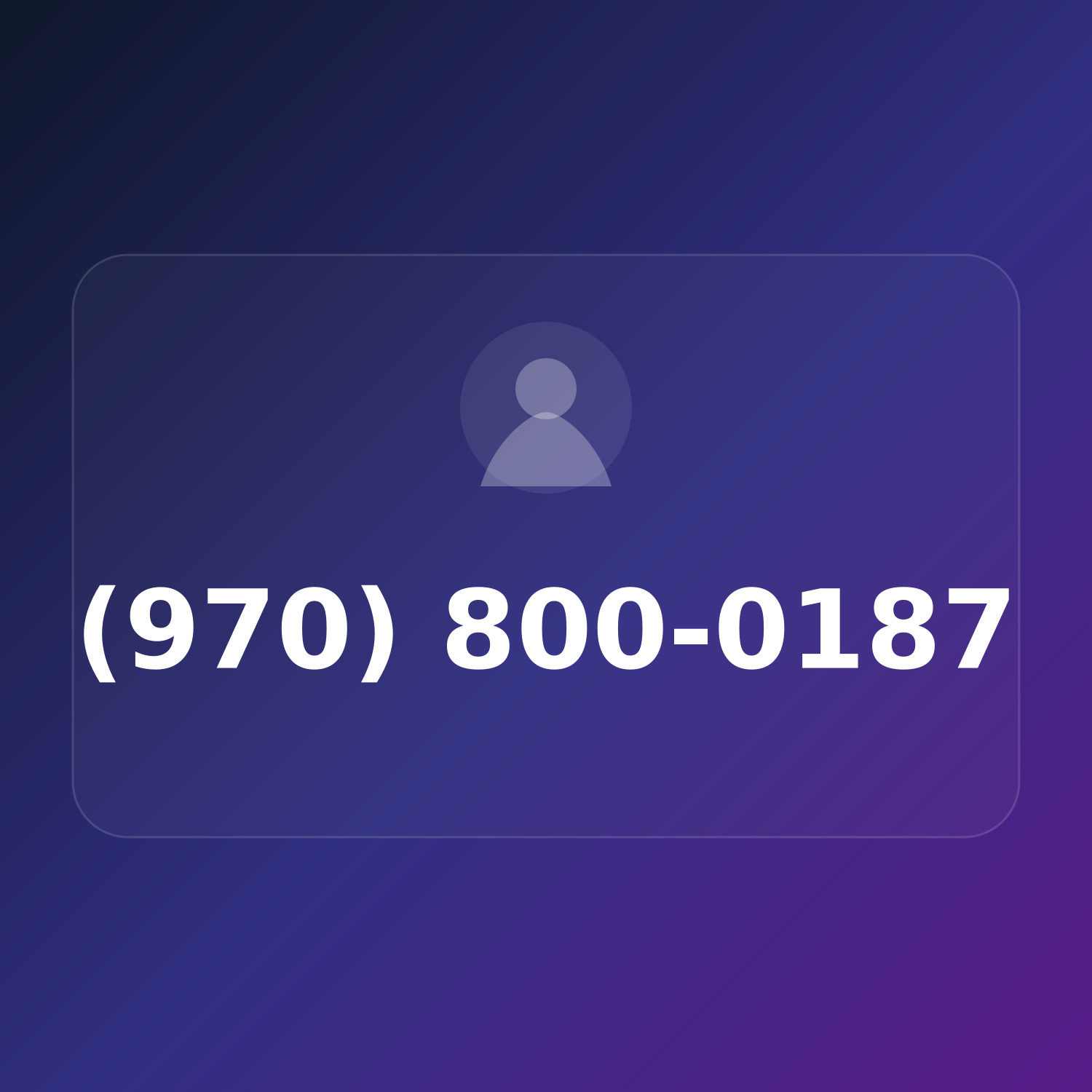 (970) 800-0187 product image
