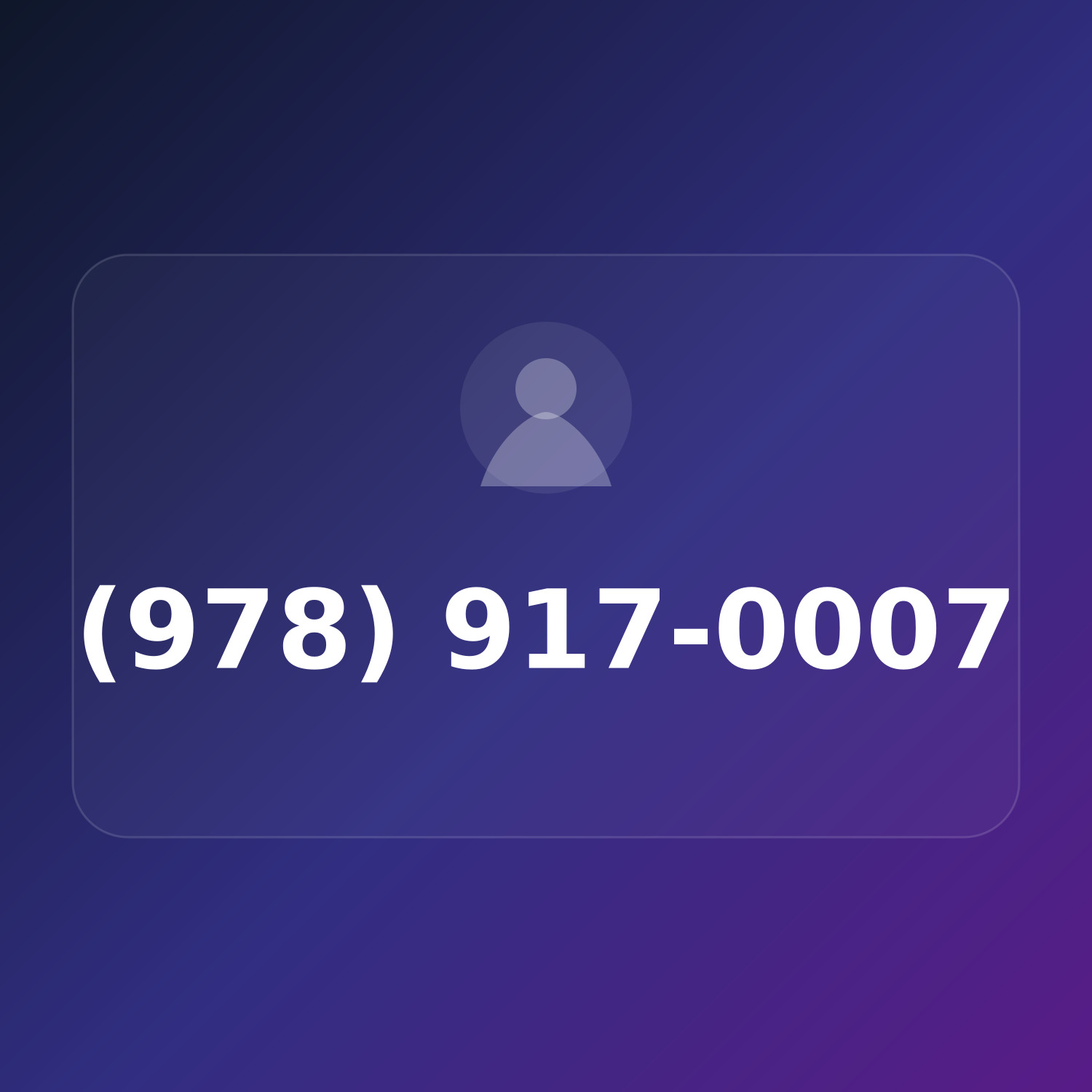 (978) 917-0007 product image