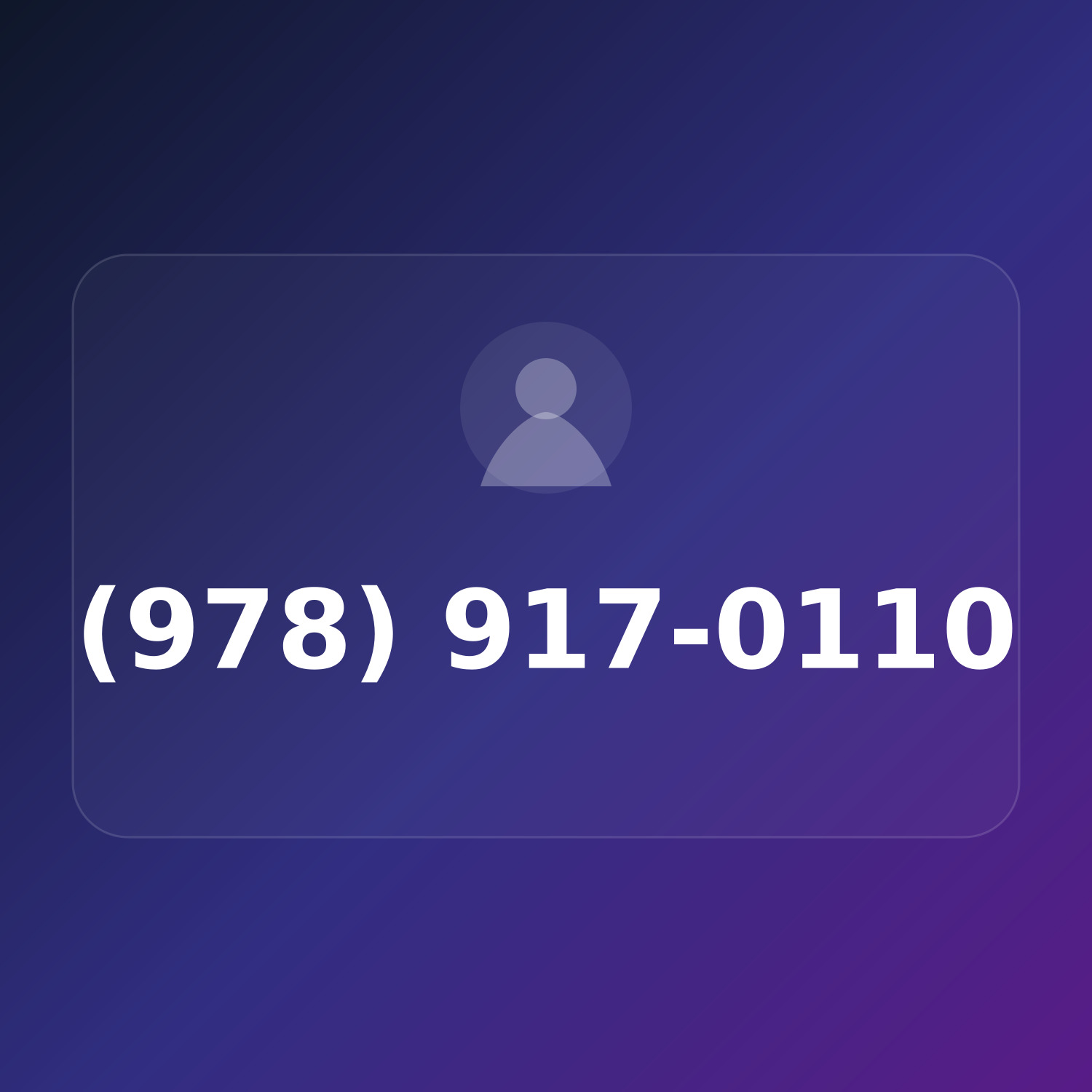 (978) 917-0110 product image