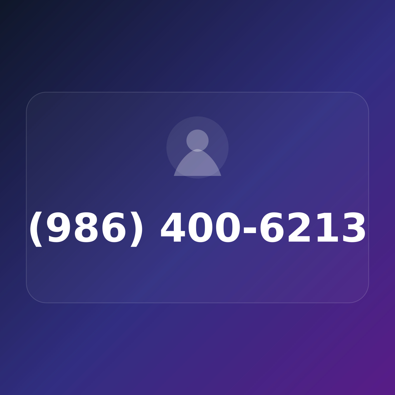 (986) 400-6213 product image