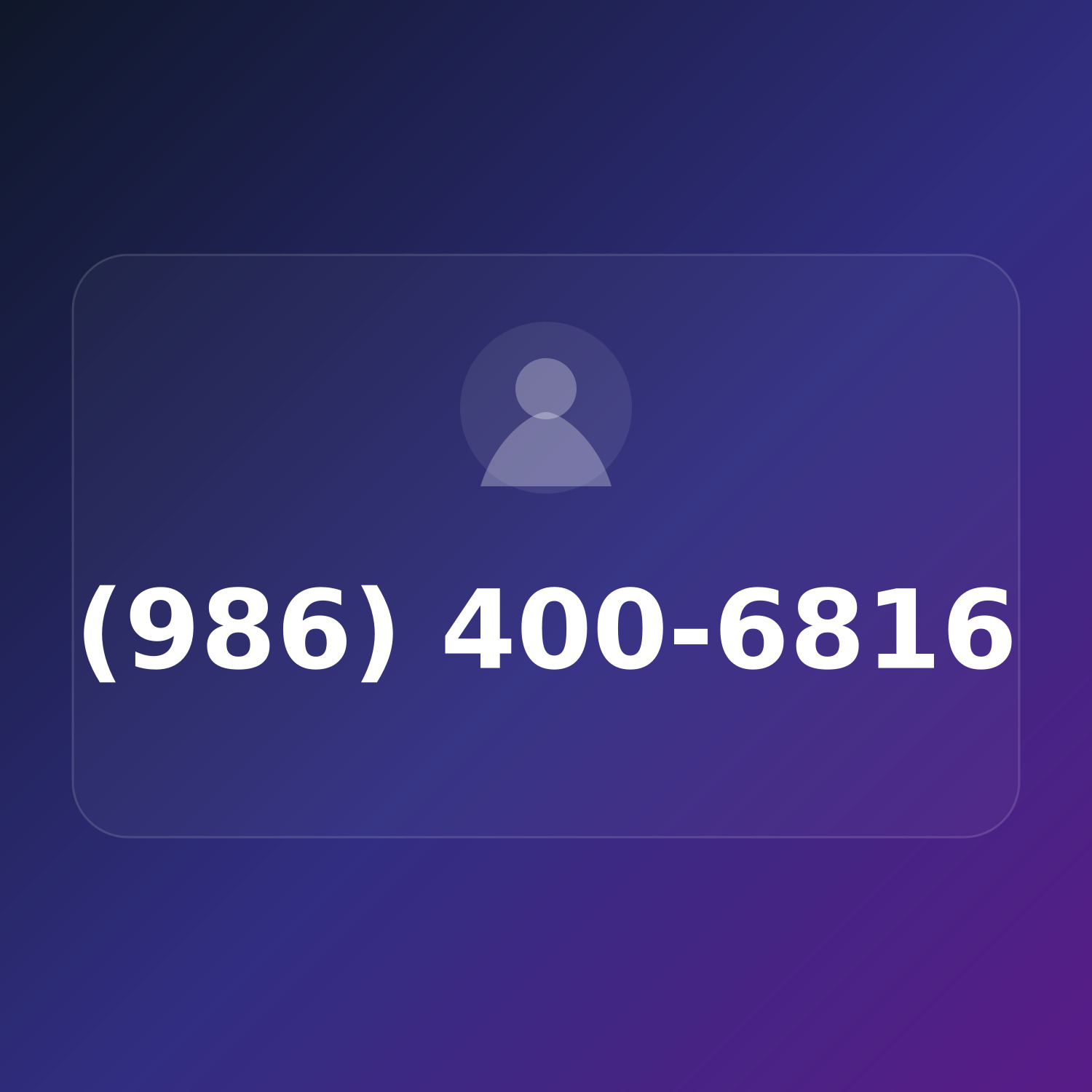 (986) 400-6816 product image