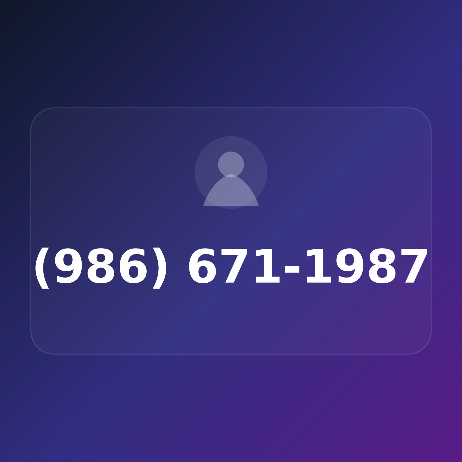 (986) 671-1987 product image