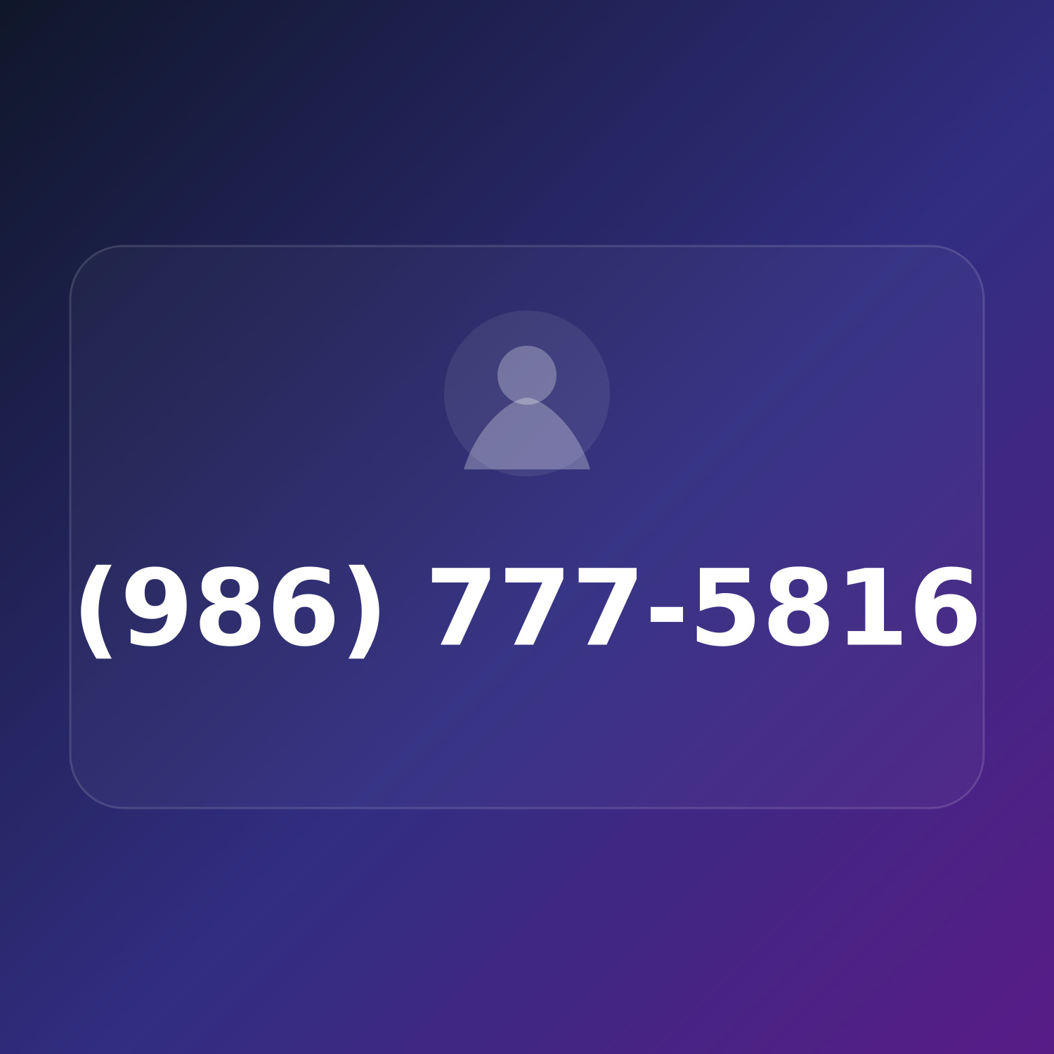 (986) 777-5816 product image