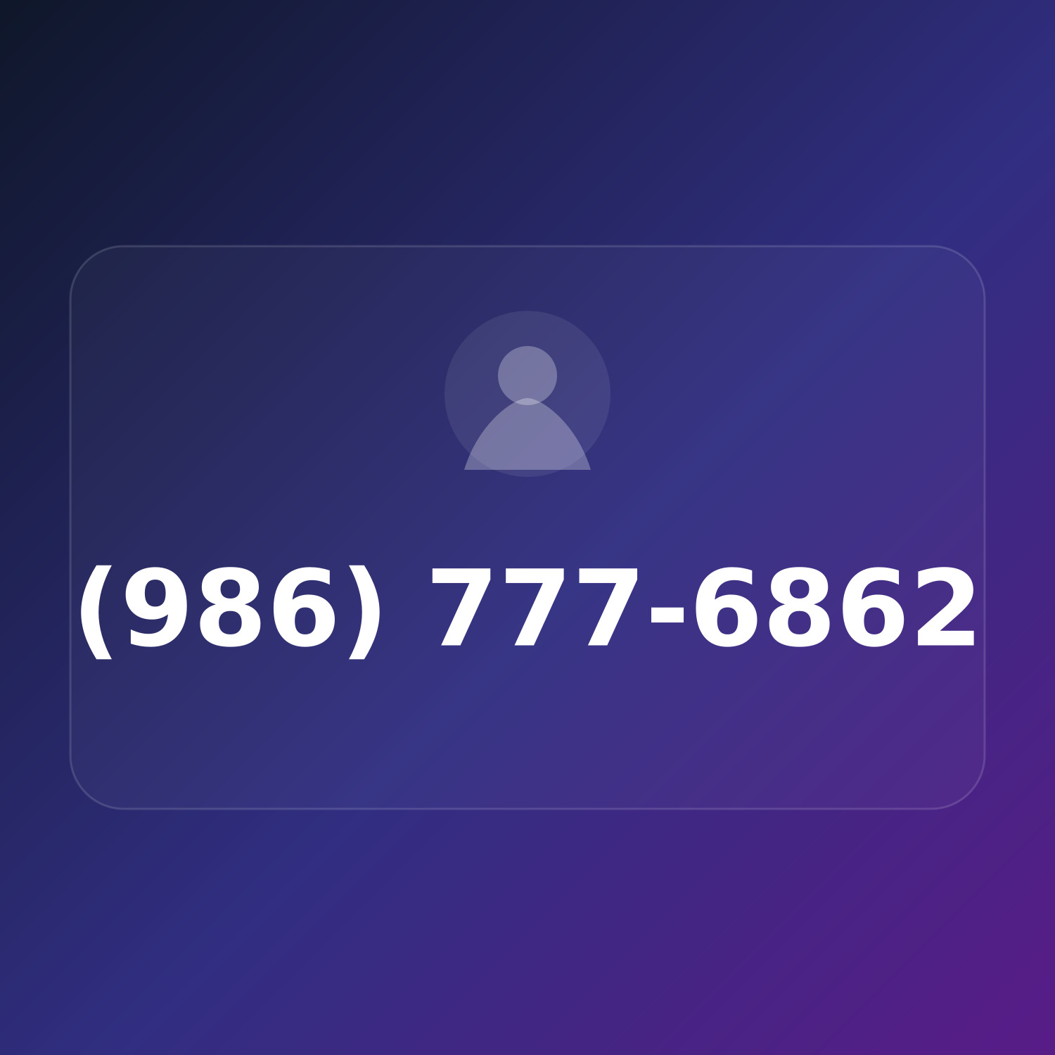 (986) 777-6862 product image