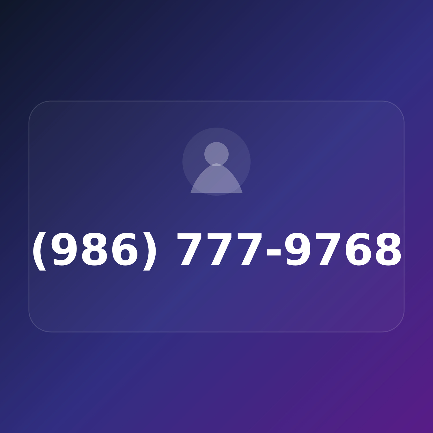 (986) 777-9768 product image