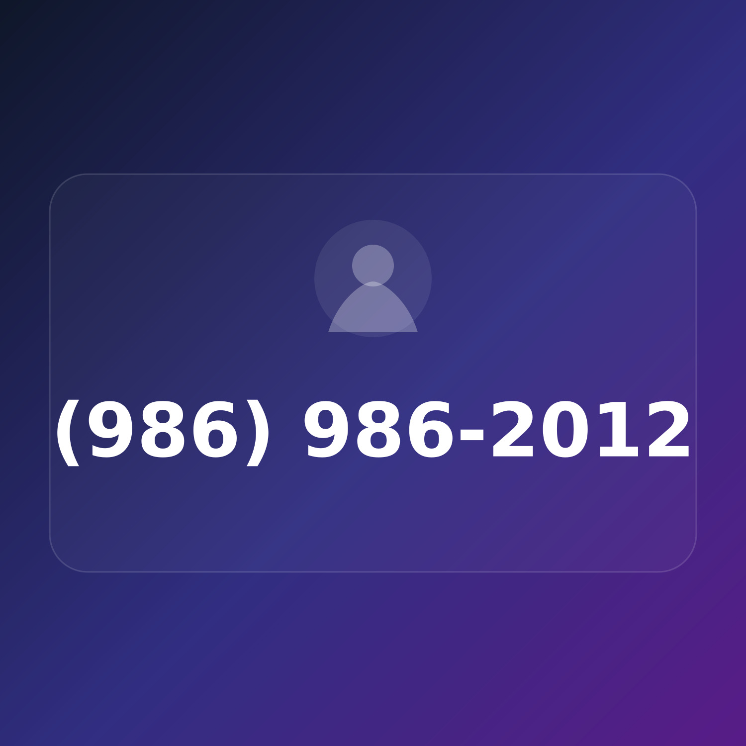 (986) 986-2012 product image