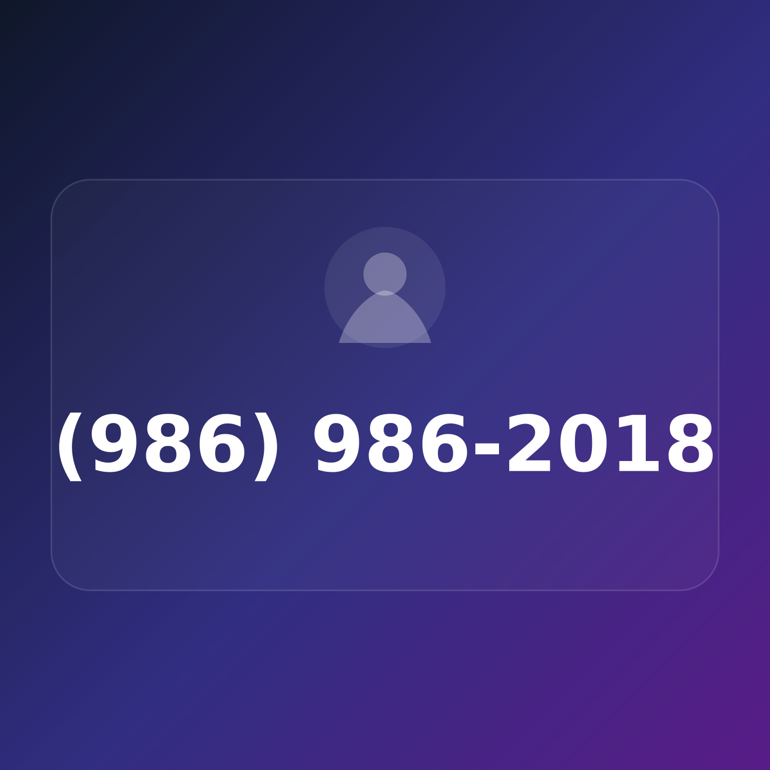(986) 986-2018 product image